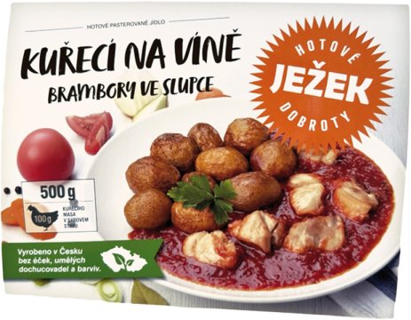 Kuřecí na víně, brambory ve slupce 500 g