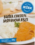 Fotografie produktu Ježkovy krabičky Butter chicken, jasmínová rýže 400g