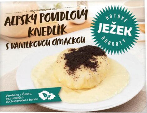 Alpský knedlík s vanilkovou omáčkou 500 g 