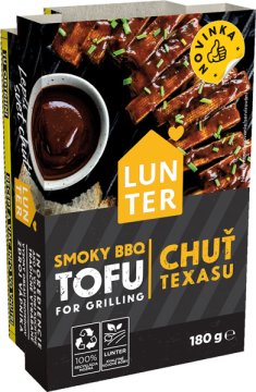 LUNTER tofu na gril Smoky BBQ 180g,