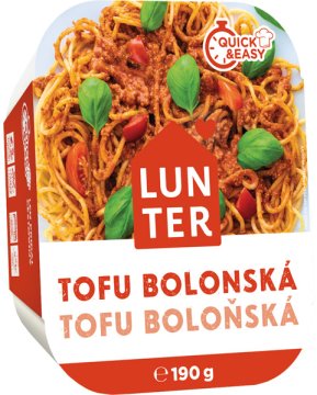 LUNTER Quick&Easy Tofu Boloňská 190g