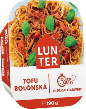 LUNTER Quick&Easy Tofu Boloňská 190g