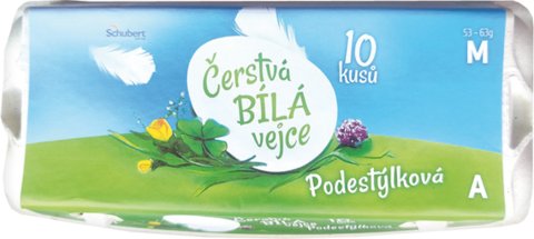 Čerstvá vejce 10ks, M 53-63g, Vejce nosnic v Halách, jakostní třída A