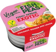 Fotografie produktu Veganská pomazánka s hrachovou bílkovinou Exotic 125g FishPeas