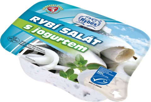 Rybí salát s jogurtem 