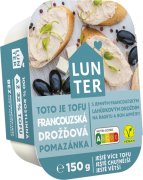 Fotografie produktu LUNTER Tofu Francouzská drožďová pomazánka Premium 150g
