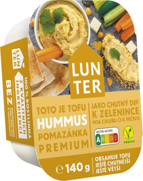 LUNTER Hummus s Tofu 140 g