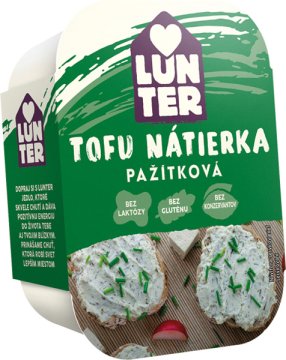 LUNTER Tofu Krémová pomazánka s pažitkou 140g