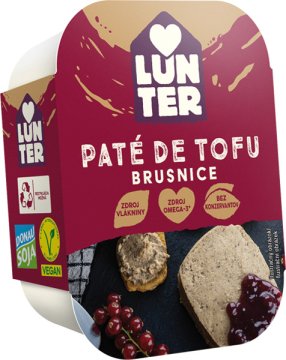 Lunter Paté de tofu, Brusinky 150g