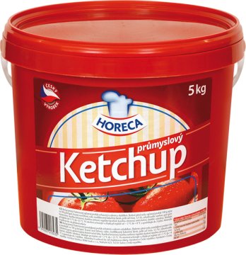 Kečup jemný s cukrem a sladidlem. Pasterovaný rajčatový protlak.