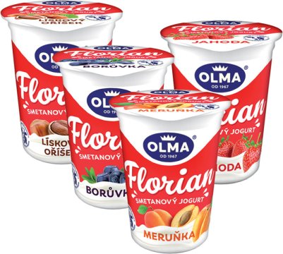 Florian 8,4% MIX 150 g (jahoda, meruňka, borůvka, lískový oříšek)