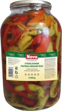 STERILOVANÁ PAPRIKA BERANÍ ROH