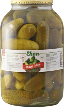 Pasterovaná zelenina v kořeněném sladkokyselém nálevu s cukrem a sladidlem