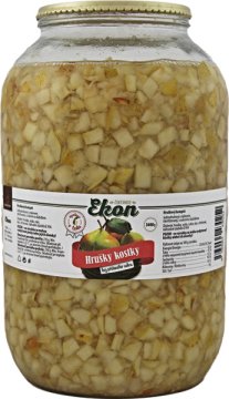 Hrušky v nálevu se sladidlem, pasterováno, se sníženou energetickou hodnotou