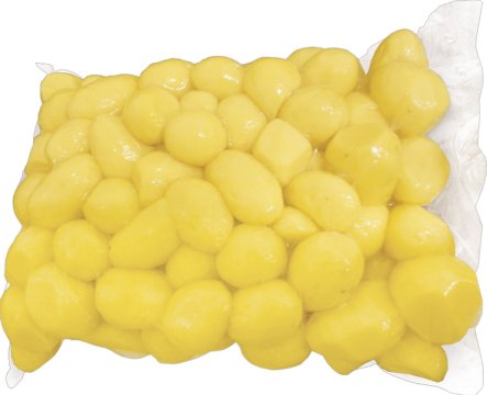 Oloupané konzumní brambory vakuované