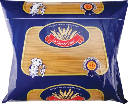 Sušené celozrnné semolinové těstoviny z tvrdé pšenice