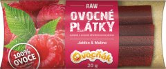 Fotografie produktu RAW ovocné plátky Jablko-Malina 20g