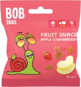 Fotografie produktu Šnek BOB ovocný snack jablko-jahoda 20g