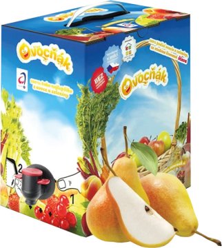 Za studena lisovaná šťáva jablko 50 % + hruška 50%