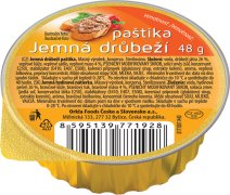 Fotografie produktu Orkla Drůbeží jemná paštika AL 48g/24ks KT