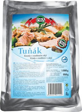 Tuňák kousky v rostlinném oleji