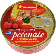 Fotografie produktu Pečenáče v rajčatové omáčce 240g SOKRA (EO)