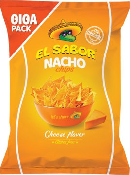 Nacho chips cheese 425g