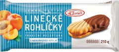 Fotografie produktu Linecké rohlíčky s meruňkovou náplní 210g