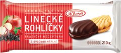Fotografie produktu Linecké rohlíčky s ovocnou náplní 210g