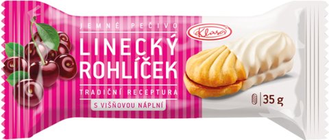 Jemné pečivo s ovocnou náplní a tukovou polevou jogurtovou