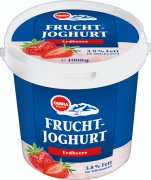 Fotografie produktu OMIRA jogurt jahoda 3,8% 1kg