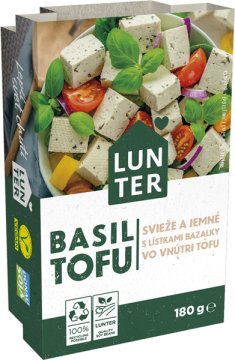 LUNTER Tofu Bazalka 180 g