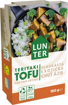 LUNTER Tofu na pánev Asijské teriyaki 180g 