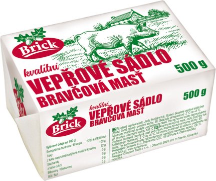 Brick Vepřové sádlo 500 g